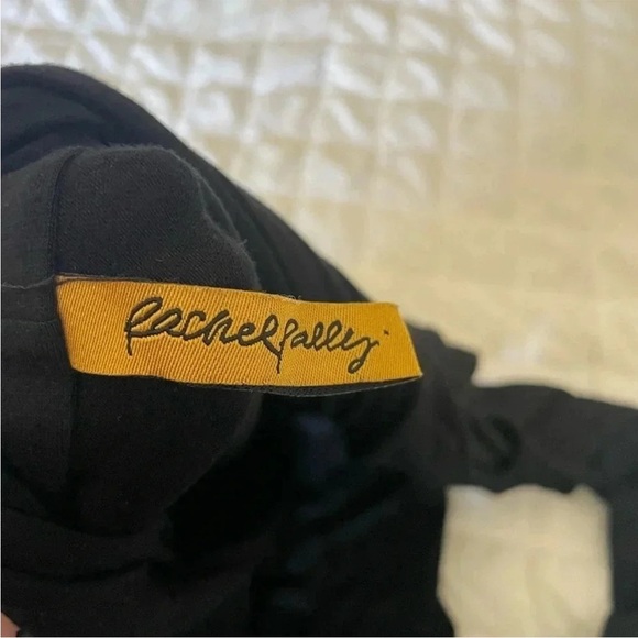 Rachel Pally black cold shoulder wrap around wrap top - Picture 3 of 5